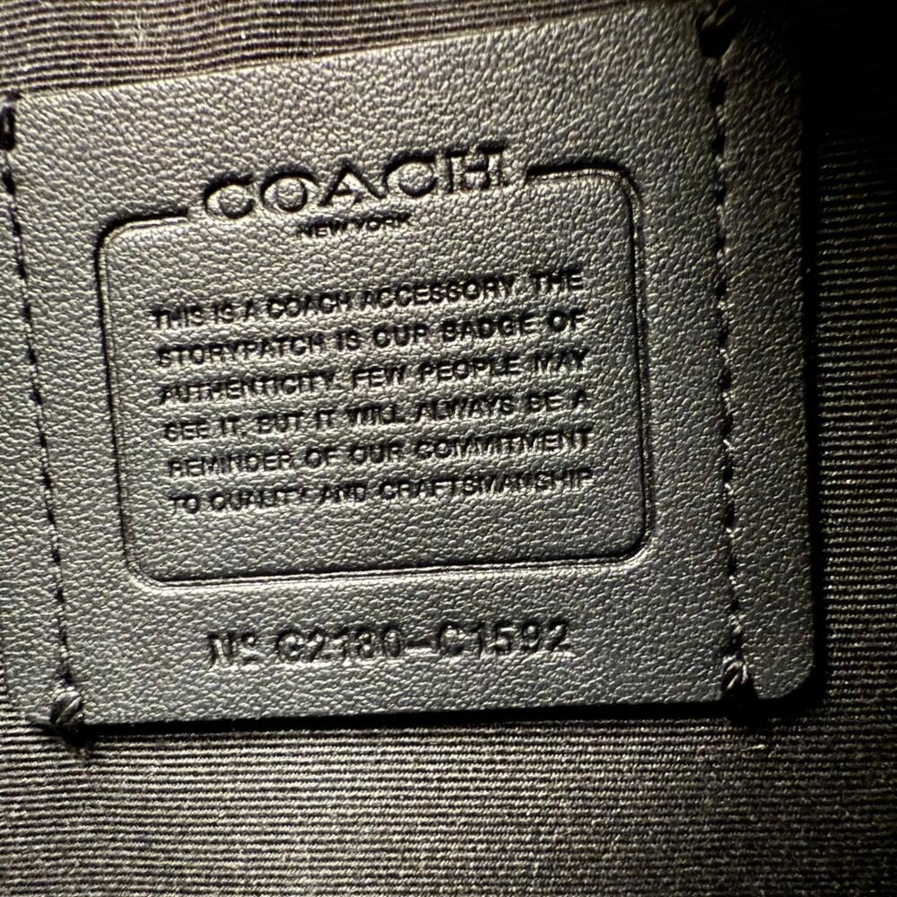 Coach Heritage Small Convertible Butterscotch Leather Crossbody Wristlet Bag - Picture 12 of 15